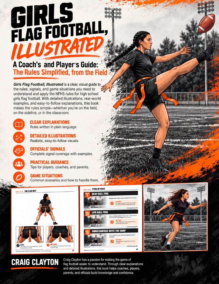 Girls Flag Football, Illustrated: back cover